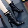 Winter 2024 New In Fashion Ladies Mid Calf Shoes Comfortable and Elegant Spring Y2k Large Size Warm Sale Women's Half High Boots