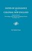 Книга Oaths of Allegiance In Colonial New England