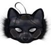 Halloween Fox Tail Collar Set Masquerade Half-Face Fox Mask Halloween Accessories cos Props