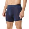Men's Ice Silk Anti-Friction Boxer Briefs - Breathable, Extended Leg, Plus Size
