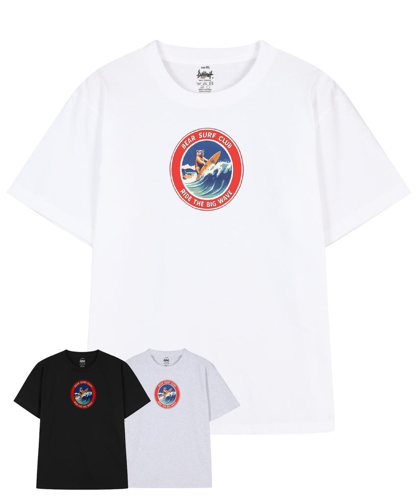 DRIFTOUT Bear Surf Club Short Sleeve T-Shirt (3 Colors)