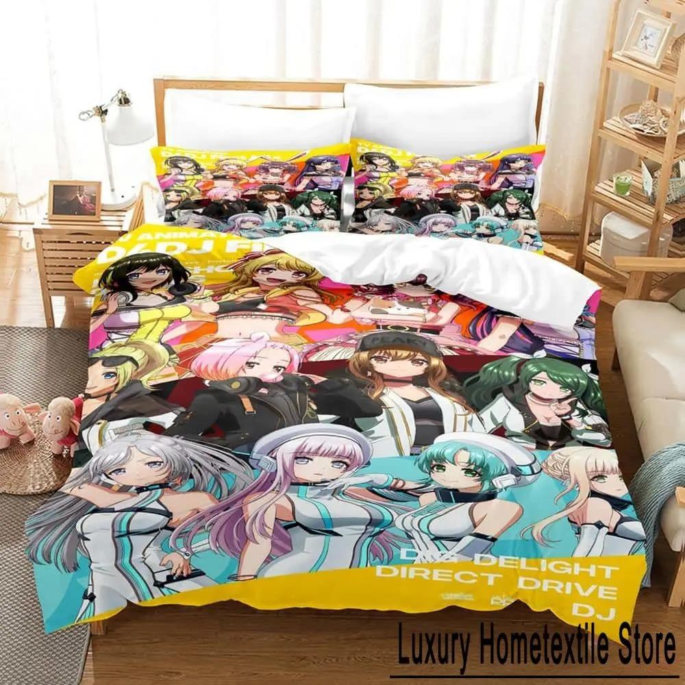 3D-принт аниме D4DJ All Mix Постельное белье Single Twin Full Queen King Size Bed Set Adult Kids Bedroom Duvet cover Sets Home Textile