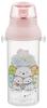 Бутылка для воды Skater Clear 480 мл Пластиковая прозрачная бутылка Сделано в Японии Sumikkogurashi Shirokuma Furusato Girls PSB5TR69501 Детская Детская