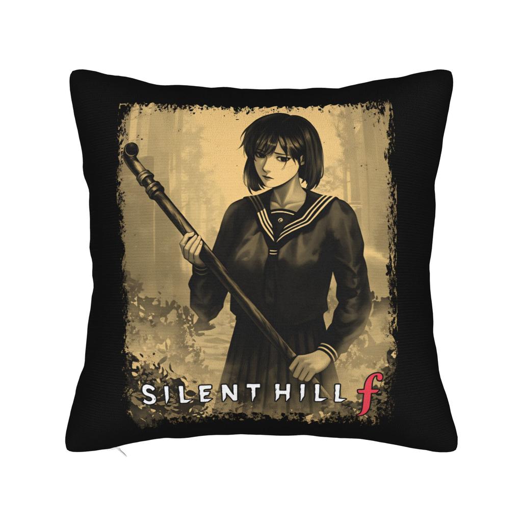 Lakeside Amusement Park Varsity Square Pillow Case Decorative Pillow Silent Hill Robbie the Rabbit Customized Cushion Covers