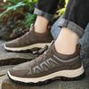 Men's Shoes, Sports Shoes, Summer New Breathable Running Shoes, Soft-soled Comfortable Platform Shoes, Outdoor Wear-resistant Hiking Shoes