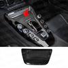 For Mercedes Benz AMG GT GTR GTS 2016-2018 Carbon Fiber Interior Center Console Cup Holder Storage Cover Trim Car Accessories