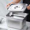 Rust-proof Food Storage Box Rectangular Food Preparation Box Canteen Food Basin  Hotel