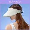 Summer Uv Protection Ice Silk Sun Hat For Women With Wide Brim And Foldable Design