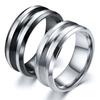 Men's Personalized Titanium Steel Ring Ornaments Metal Frosted Wide Face Non-fading Ring