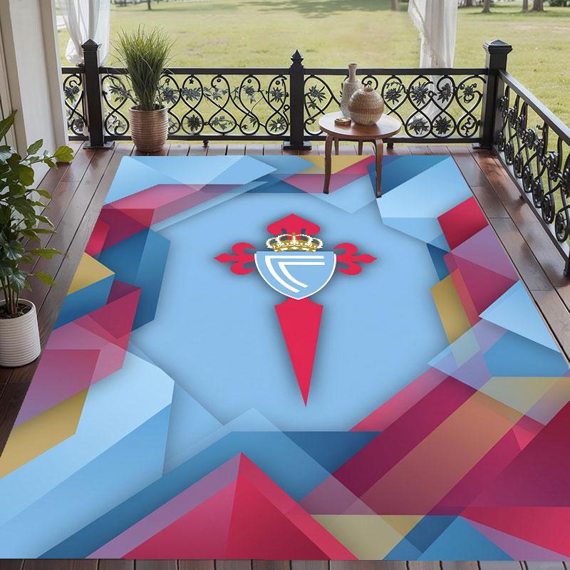 Soft Floor Carpet Celta Vigo FC Pattern Area Rug Decorative Mat For Home Room Decoration
