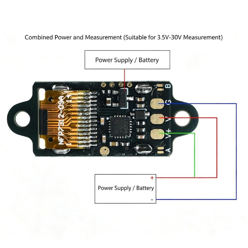 Panel Mount Voltmeter with Screen for Battery Review, Small Reader for Power Supply Service and DIY Electronics Tasks