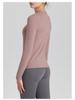 Autumn Long Sleeve Women's Slimming Yoga Top - Quick Dry for Pilates and Running