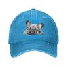 Модная Хлопковая Бейсболка с Французским Бульдогом Frenchie для Женщин Унисекс Регулируемая Взрослая Папина Кепка Летняя