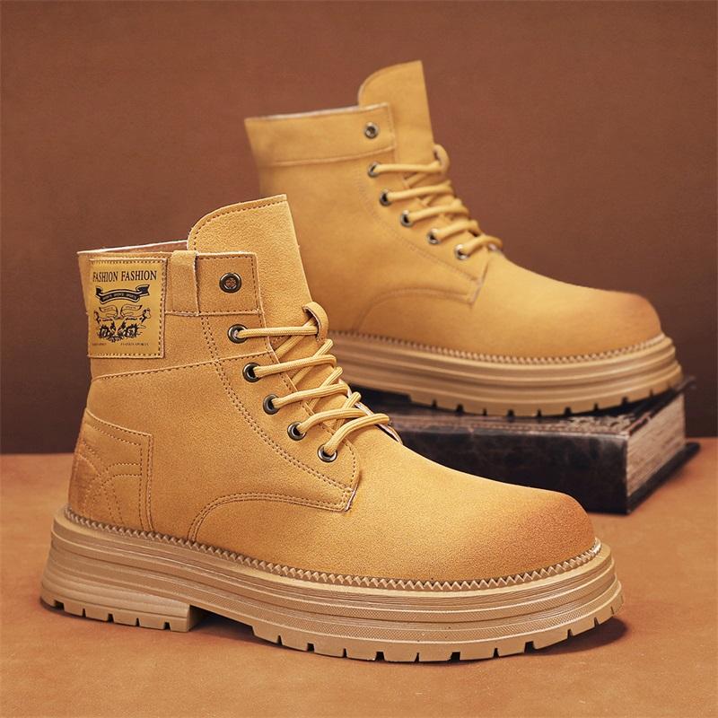 Новые инструменты военные тренировочные альпинистские высокие ботинки из ревеня британские весенние ботинки Martin мужские военные ботинки 2025 пустынные ботинки универсальные