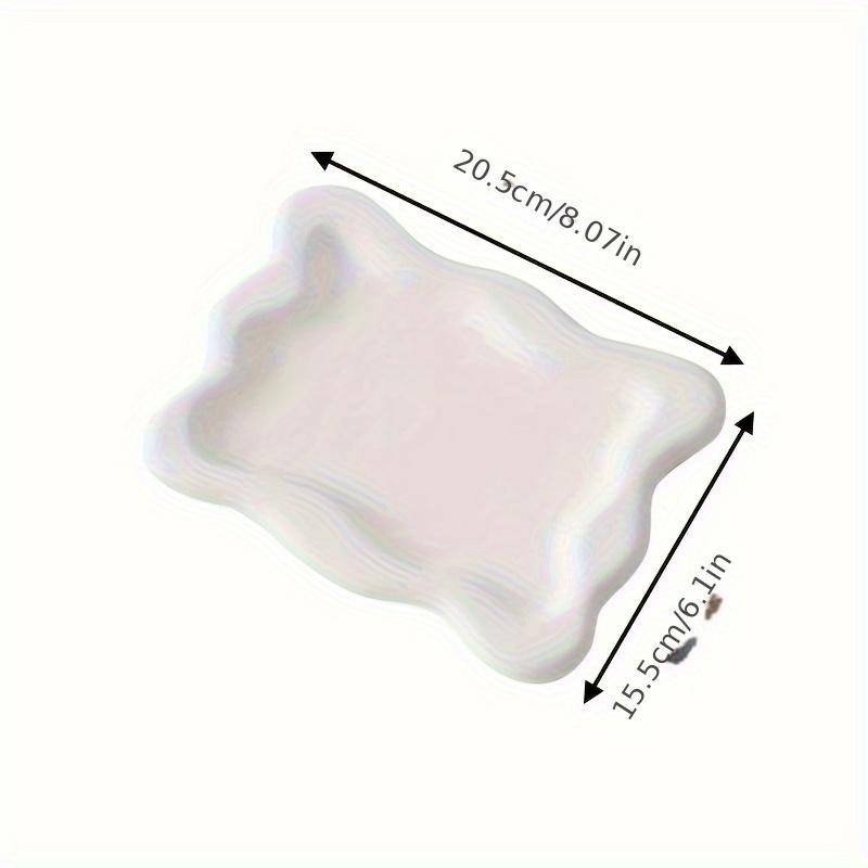 Plaster Photo Props Tray Jewelry Photography Background Storage Display for Instagram Ring Necklace Decor