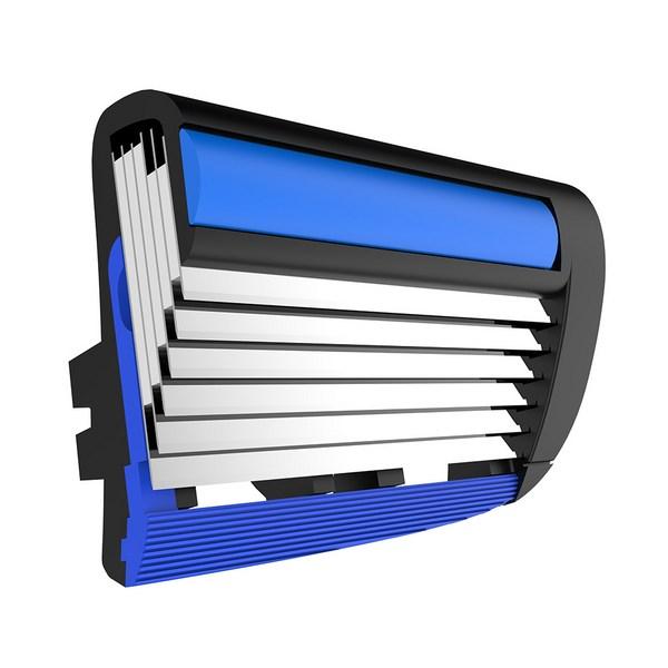 Бритвенные лезвия Comet Home с 6 сменными лезвиями, 12 штук, 2 набора, корейские бритвенные лезвия