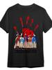 Men'S Native American Tribal Graphic T-Shirt - Black Short Sleeve Round Neck Casual Tee with Bright
