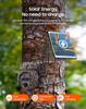 4G Camouflage Solar Outdoor Camera: 12x Zoom, HD AI, Full Color Night Vision, Forest Surveillance