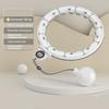 Weighted Infinity Smart Fitness Hoop 24 Detachable Knots Weight Hoop with Counter Women Weight Loss Hoop 2-in-1 Abdomen Fitness Message Equipment
