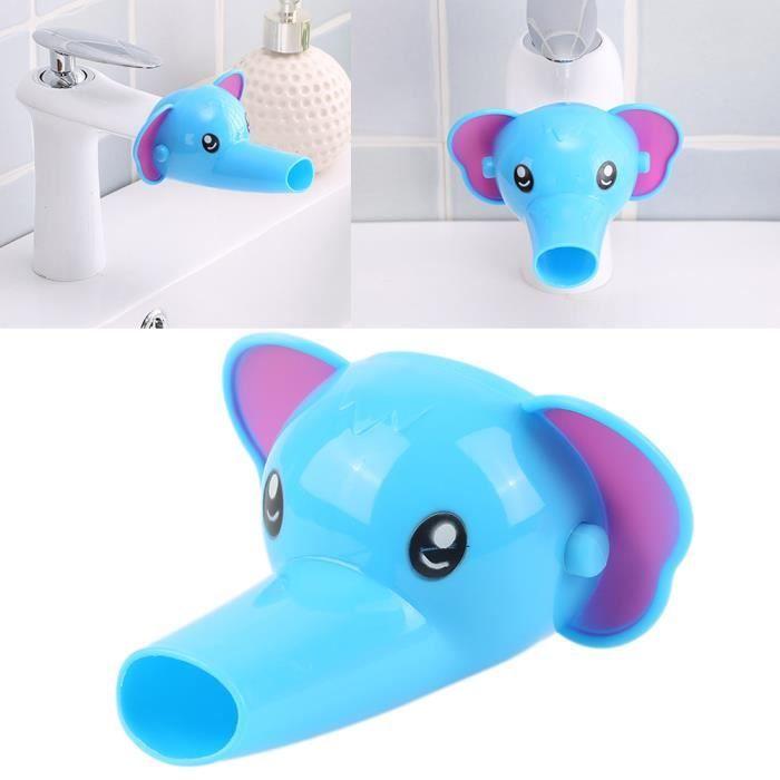NOVA - Faucet Extender - Bathroom Kitchen Cartoon Animals Children Safe - Blue