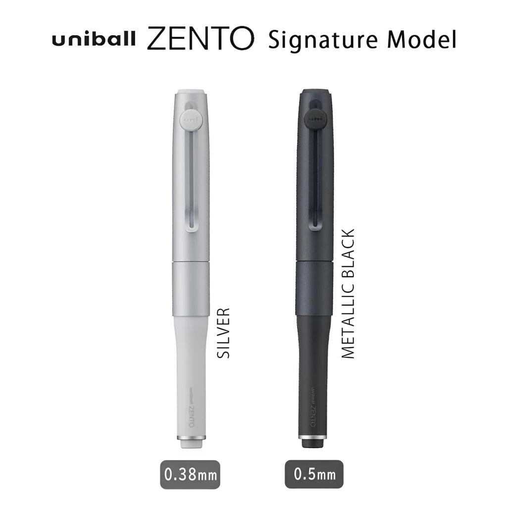 Ручка uni-ball ZENTO Signature Model 0.5 мм - Металлический черный