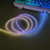 8K Частота возврата Данные Магнитный переключатель Механическая клавиатура Медь монокристаллическая USB на Type-C Кабель для освещения 8-жильный сердечник провода