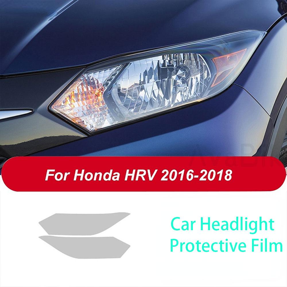 Car Front Light Transparent TPU Sticker Headlight Protective Film for Honda Fit Civic Accord CR-V Pilot HRV Odyssey Accessories