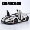 1/24 Koenigsegg ONE 1 Alloy Miniature Car Diecast Metal Scale Car Model Sound and Light Collection Children Toy Vehicles Gift