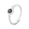 Silver Ring with Natural Sapphire (2123927)