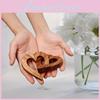 Wooden Intertwined Double Hearts Ornament Memorial Gift Keepsake For Romantic Celebration
