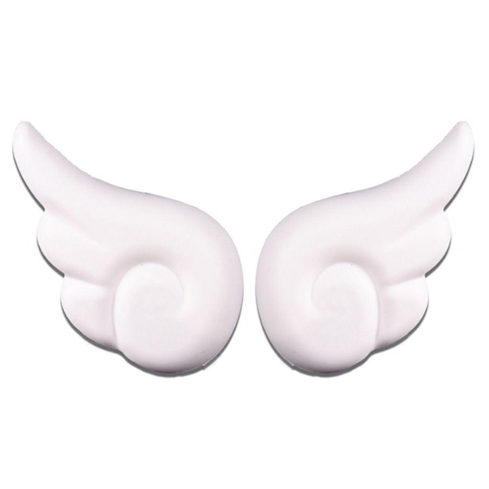 Украшение для шлема велосипедного самоката, мотоцикла, мотобайка, легко установить, наклейки с крыльями ангела и дьявола