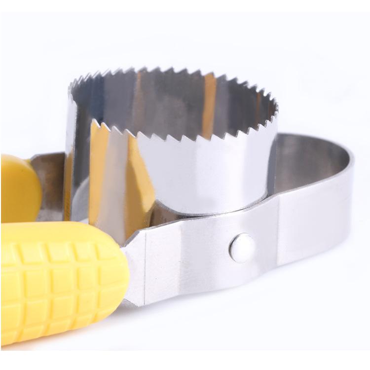 Creative Fruit Vegetable Kitchen Gadget Manual Stainless Steel Corn Thresher Peeler Cob Stripper Remover Food Crusher Separator