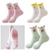 Harajuku Street Yoga Socks Breathable Cherry Embroidery Socks New Pilates Socks