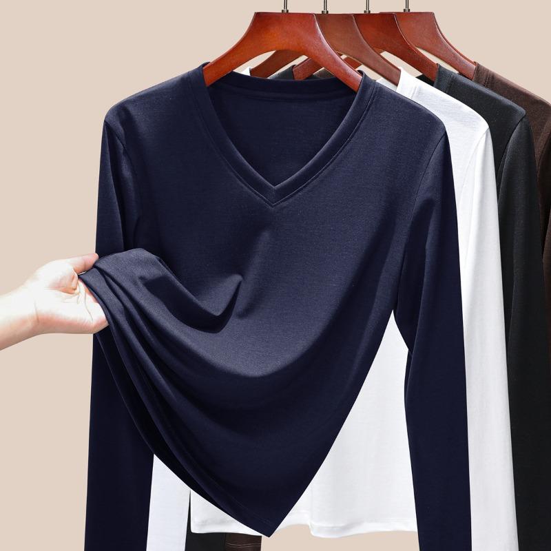 Tencel Sunscreen Blouse Long-sleeved Women's Thin Mask Top New Bottoming Shirt