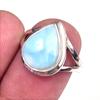 Natural Republic Larimar Gemstone 925 Solid Sterling Silver Gift Ring S.7 j9b30
