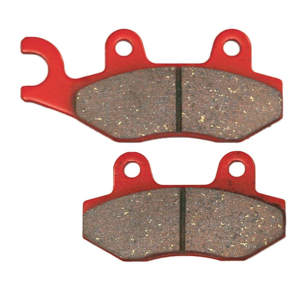 Тормозная колодка мотоцикла Daytona красная (Полуметаллическая накладка) ТТ250Р (93-99) DT230 Ланца (97-99) КЛХ230