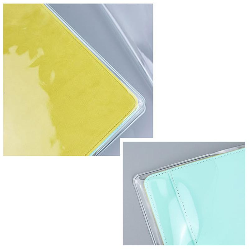 Waterproof PVC Protective Notebook Sleeve for A6 A5 Diary Journal Planner Dustproof Transparent Cover for School Office