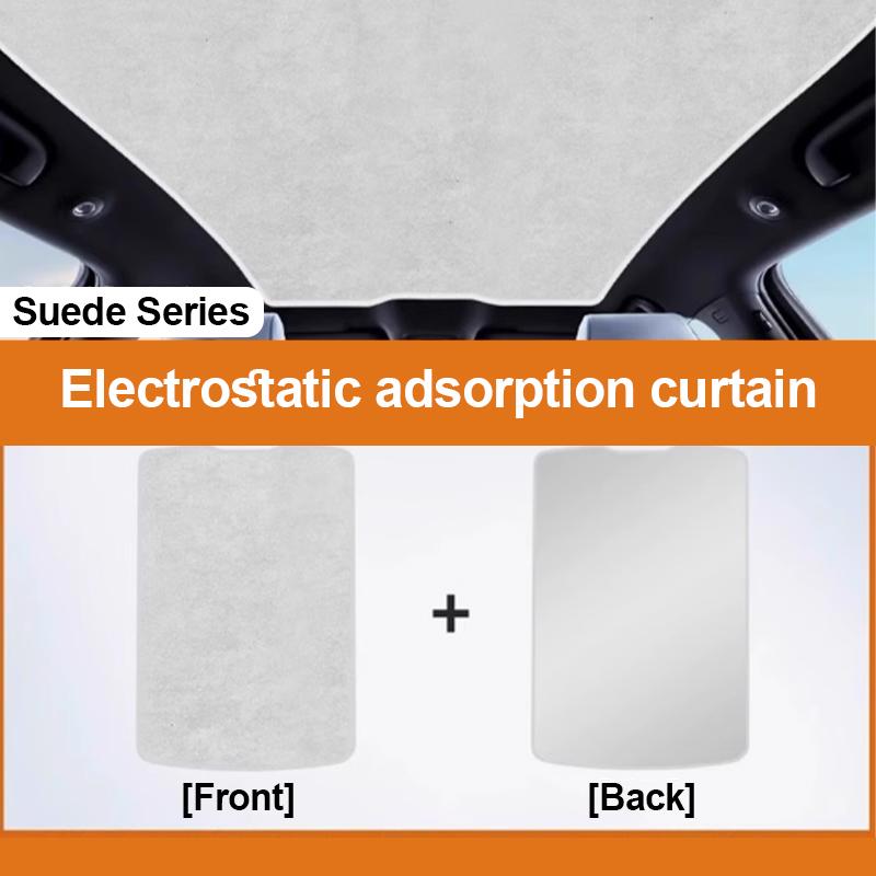 For Volvo EX30 Accessorie  2024 2025 Car Glass Roof Sun Shades Electrostatic Adsorption Sunroof Sunshade Skylight Accessorie