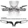 Zmart Аксессуары для мотоциклов Зеркало Stealth Winglet Зеркало Вращение Регулируемое Для YAMAHA MT 03 07 09 R1R3R7 XMAX KTM Для BMW