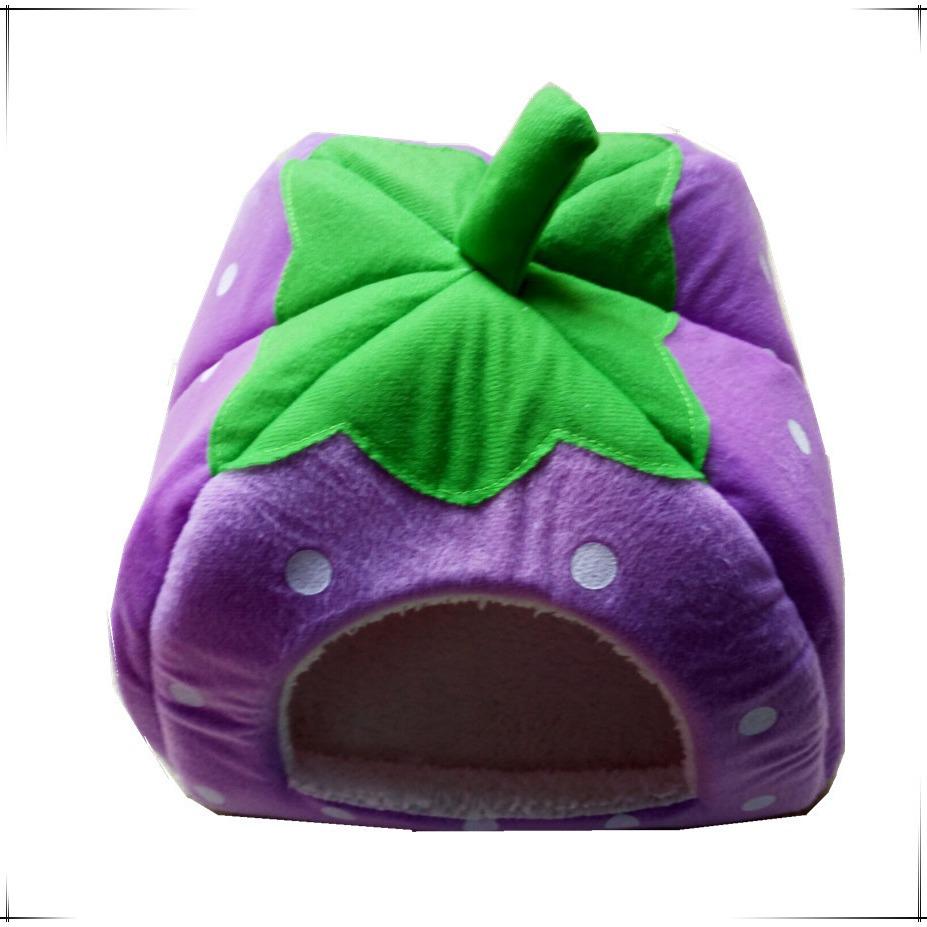 Клубничная лежанка для домашних животных для собак и кошек