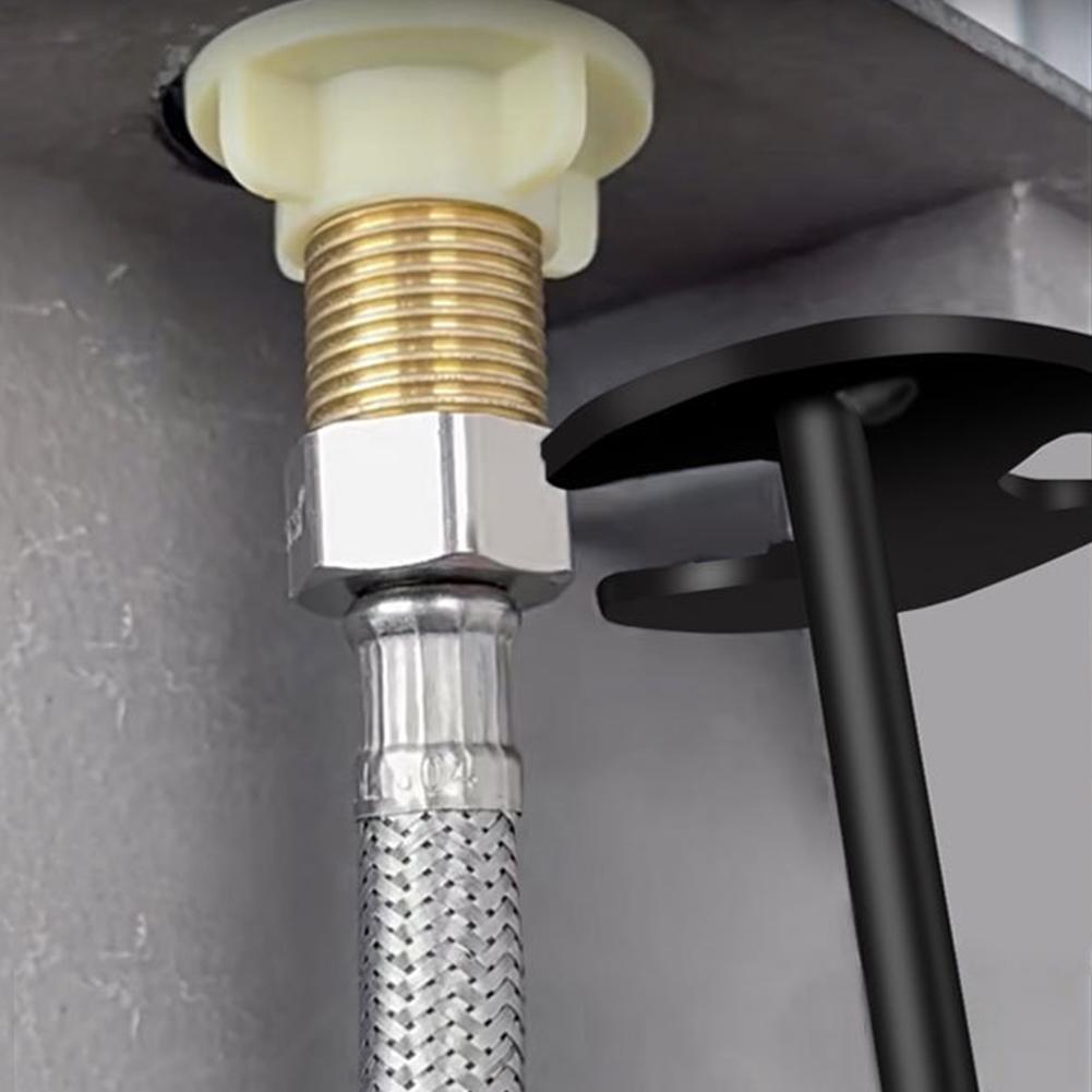 1/2 PCS Basin Wrench 7 Sizes Faucet Wrench Four-Jaw Hex Under Sink Wrench Faucet Tool Multifunctional Steel in Narrow Spaces