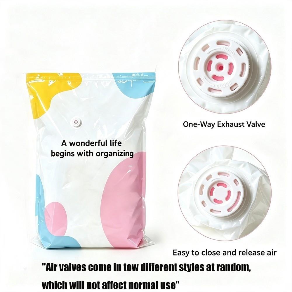 No Pump Seal Compression Bag Large Capacity Clothes Blankets Organizer Travel Accessories