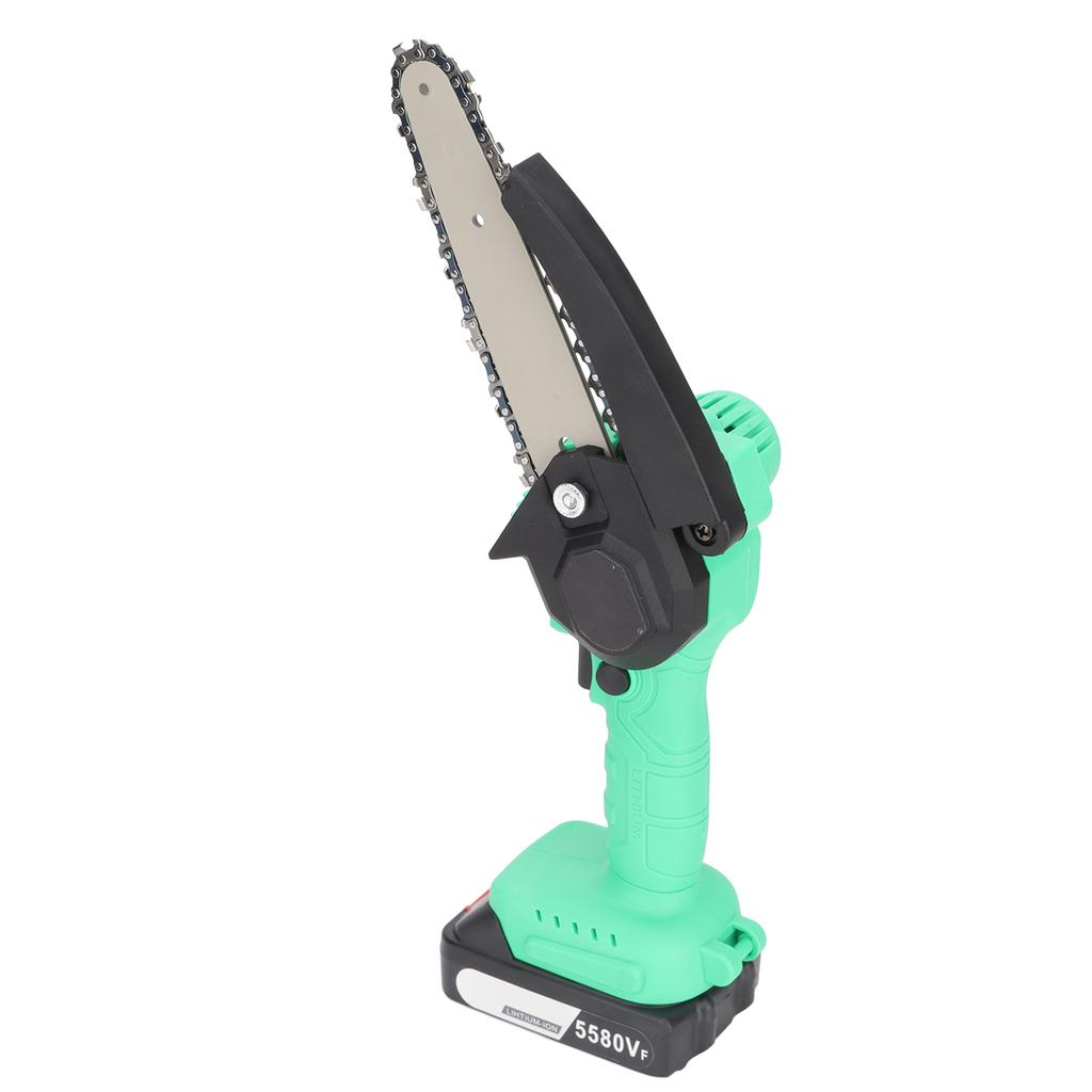 Электрическая цепная пила 6 дюймов Многофункциональная ручная малая цепная пила на литиевой батарее 100?240В