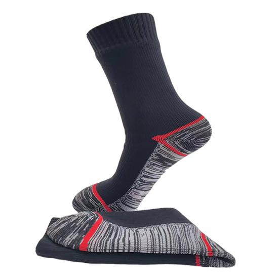 1 пара водонепроницаемых носков, 3-слойные, дышащие, влагоотводящие, для мужчин и женщин, для активного отдыха, зимнего туризма, кемпинга, катания на лыжах, вброд, рыбалки, компрессионные носки