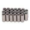 20Pcs Coupling Nut Stainless Steel M5 Round Rod Connector Nut Female Thread for Connection