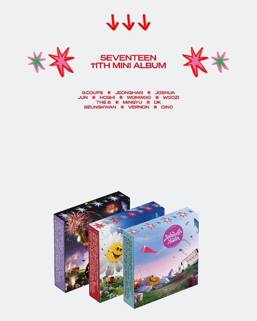 Seventeen 11th Mini Album 'SEVENTEENTH HEAVEN'