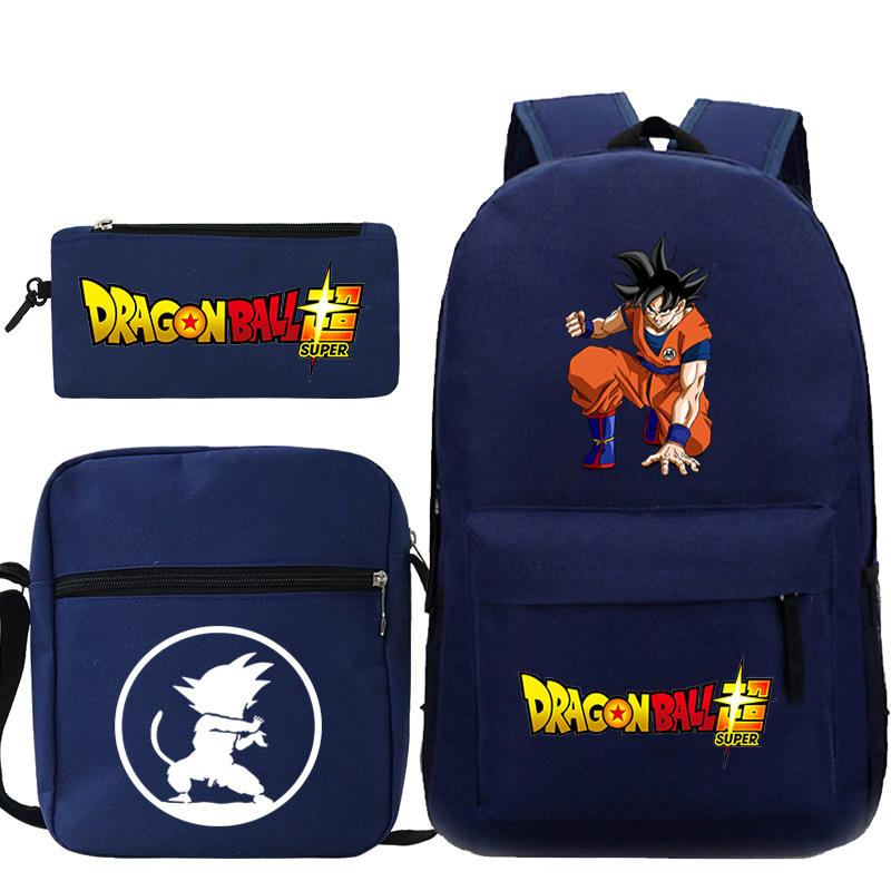 Драгонболл драгонболл набор из трех предметов анимационная периферия новый набор пеналов досуг студенческий рюкзак