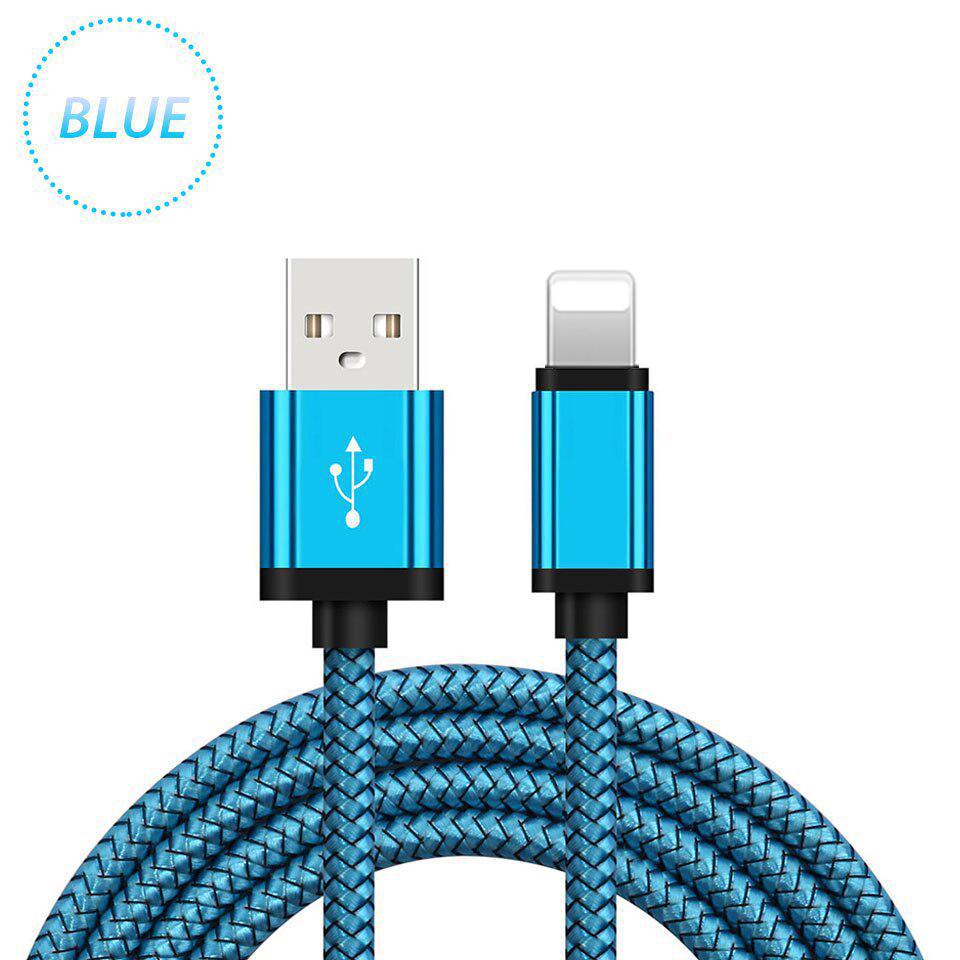1 м 2 м 3 м USB-кабель для зарядного устройства, кабель для передачи данных для Apple iPhone 7 8 Plus 6 5 S 6S 10 11 Pro X XR XS Max iPad, быстрая зарядка, длинный телефонный провод