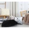 Coussin a poil 45 x 45 cm Epice blanc
