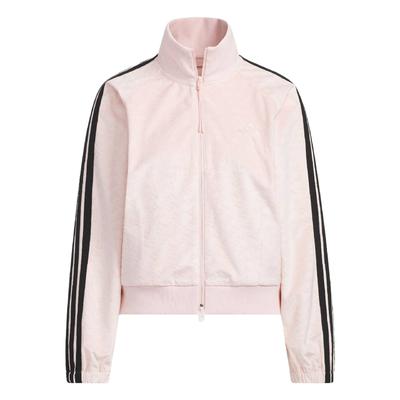 FW25 Story Velvet Логотип Три полоски Спортивный повседневный Куртка с коротким рукавом Женская куртка KC0174